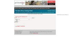 Desktop Screenshot of catalog.princetonlibrary.org